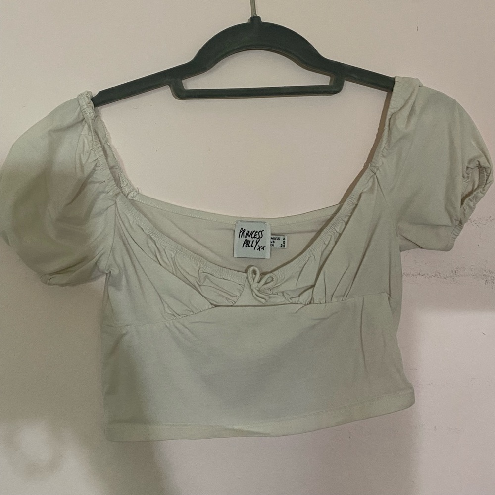 White PRINCESS POLLY TOP
